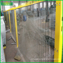 Pvc cubierto anti-subir 358 valla de seguridad decorativa